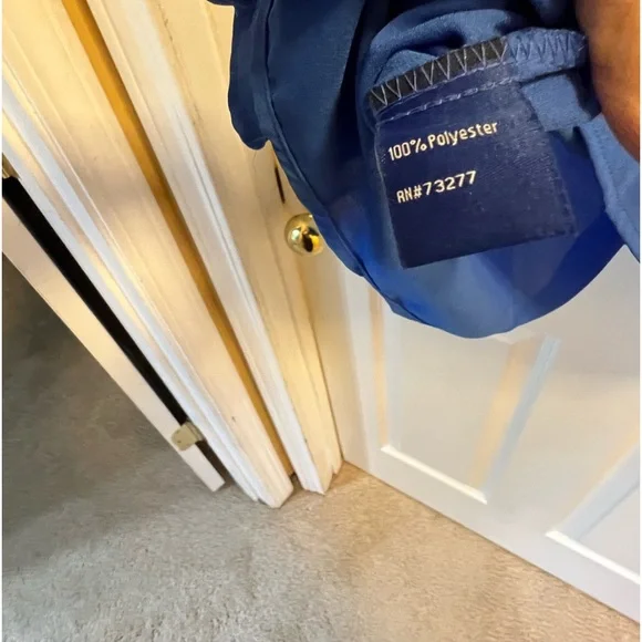 2X Blue Apt. 9 Brand New Top With Tags Flutter Short Sleeve Button Down Blouse - Picture 9 of 10